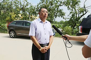 枣博会期间威斯尼斯人298.cc董事局主席李长云 接受德州广播电视台采访